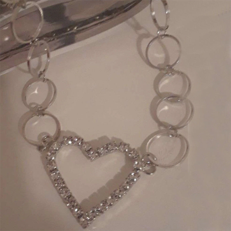 Women's Personality Diamond Heart Waist Chain