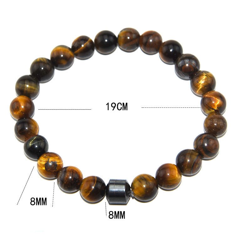 Blackstone Tiger Eye Bead BraceletBracelet