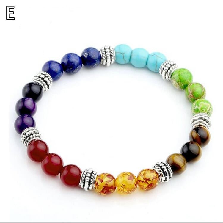 Colorful Volcanic Stone Beads BraceletBracelet