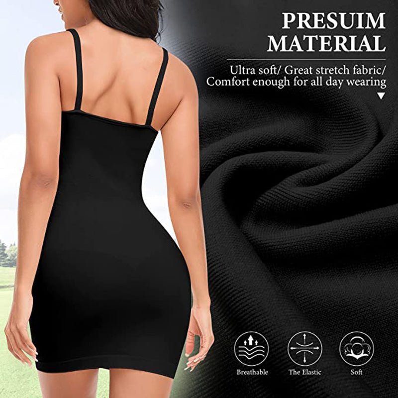 Corset Sling Bottoming Waist - tight Hip - wrapped One - piece Plus Size DressDresses & Jumpsuits