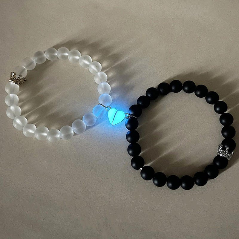 Couple Crown Luminous Heart Luminous BraceletBracelet