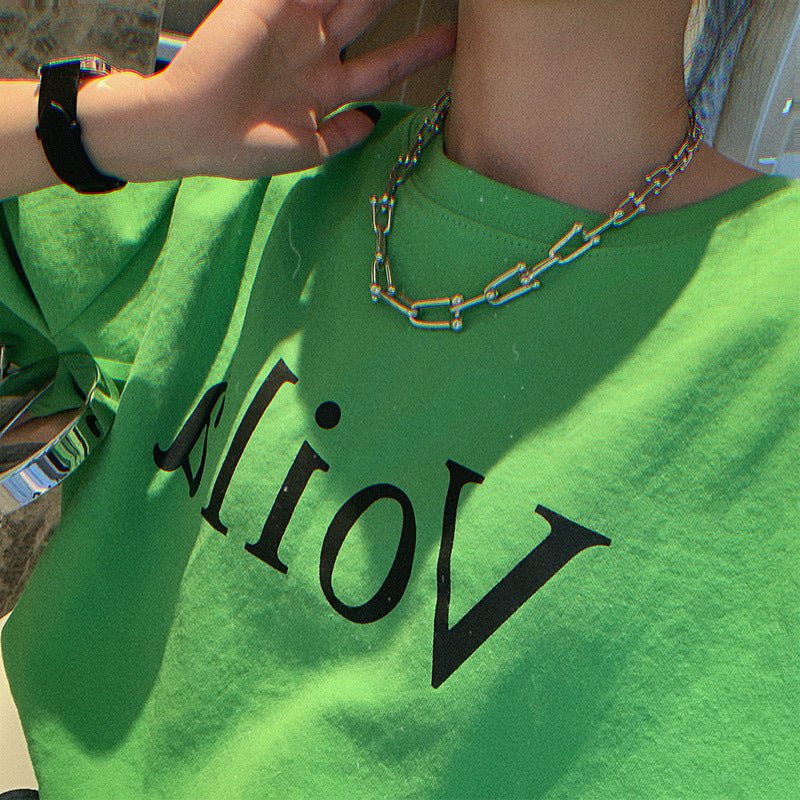 Exaggerated Clavicle Chain Hip Hop Sweater Chain ChainNecklace