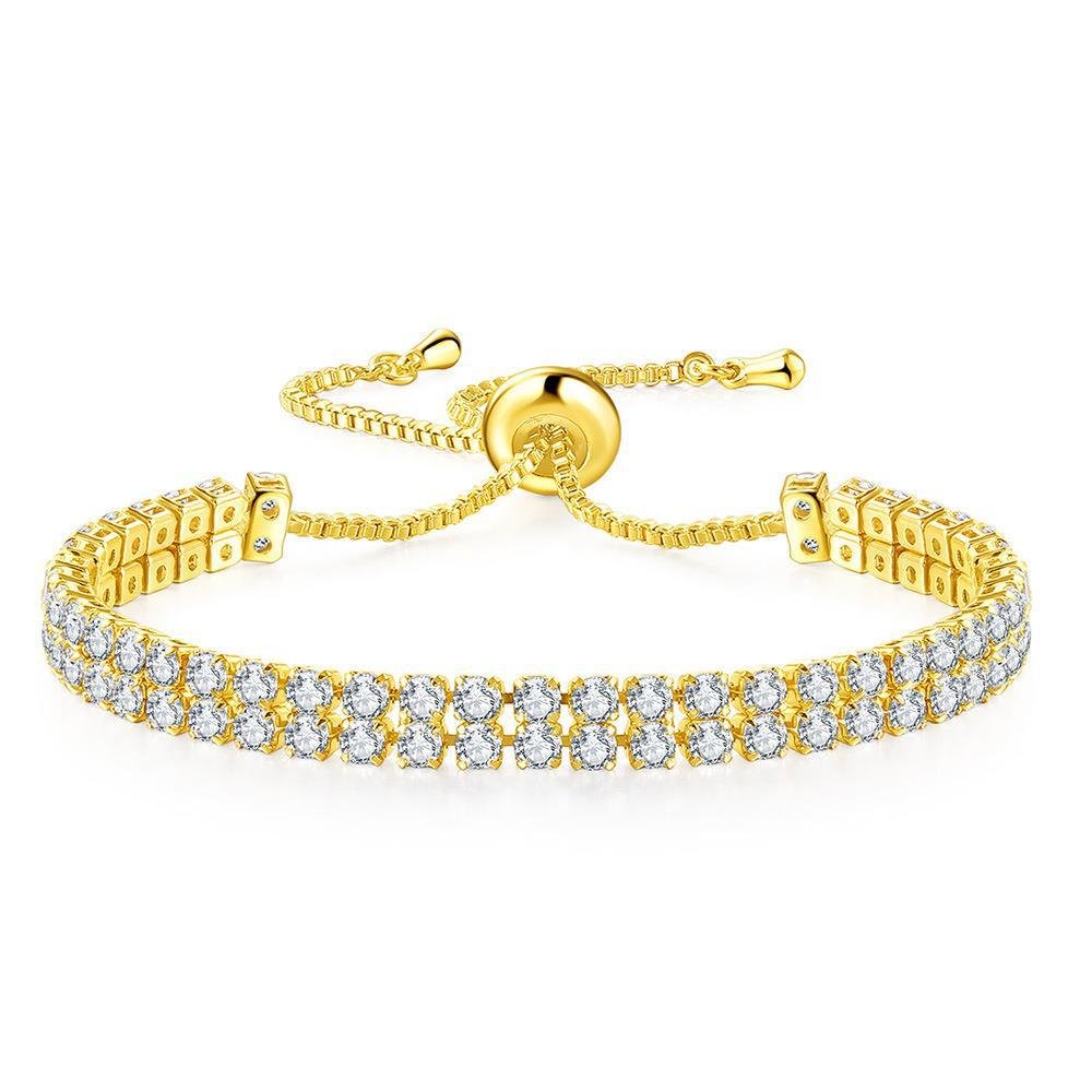 Fashion Double Row Zircon Bracelet For WomenBracelet