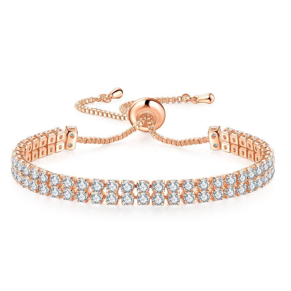 Fashion Double Row Zircon Bracelet For WomenBracelet