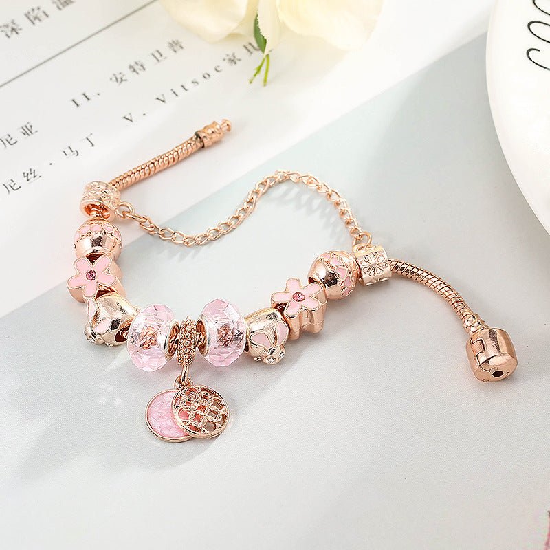 Fashion Love Geometric Rose Gold Bracelet Women's JewelryBracelet