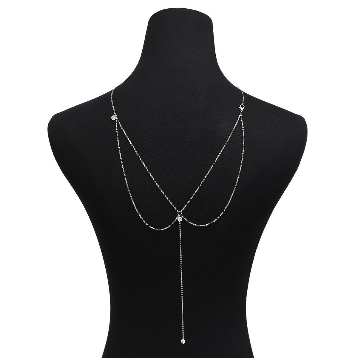 Fashion New Necklace Back Chain Simple Sexy Tassel Body Chain Street NecklaceBack Chain