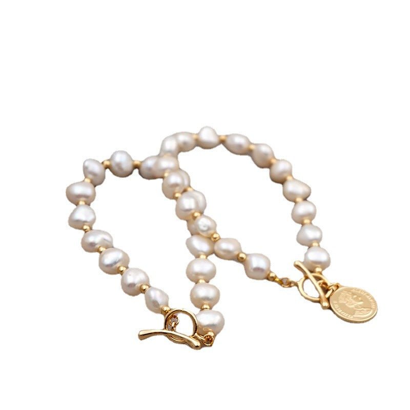 Freshwater Pearl Bracelet Female 14k Real GoldBracelet