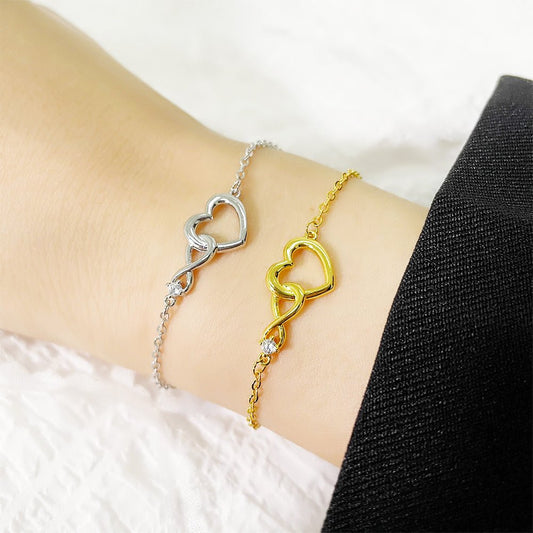 Heart - shape Bracelet Fashion Jewelry Versatile Love Bracelet Gift For Girlfriend Valentine's DayBracelet