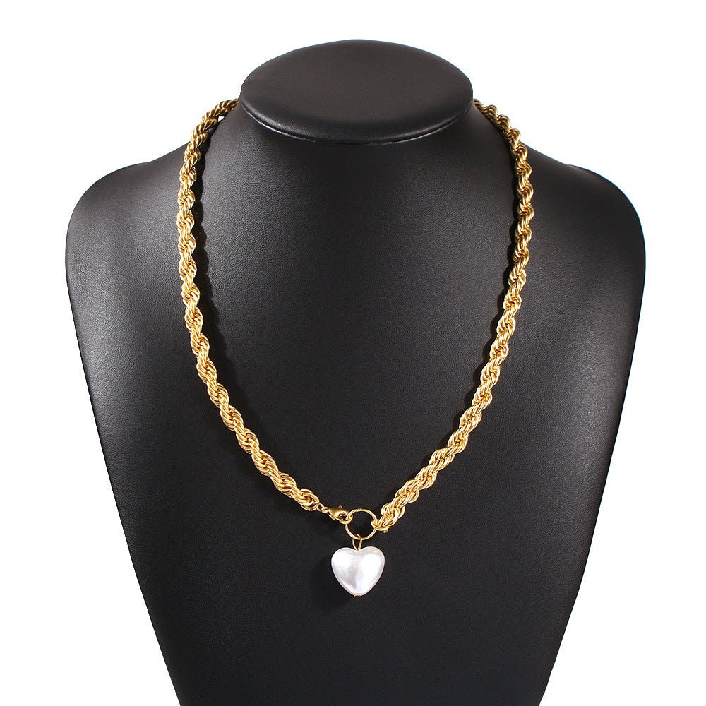 Ins Cool And Windy Net Celebrity JewelryGold Necklace