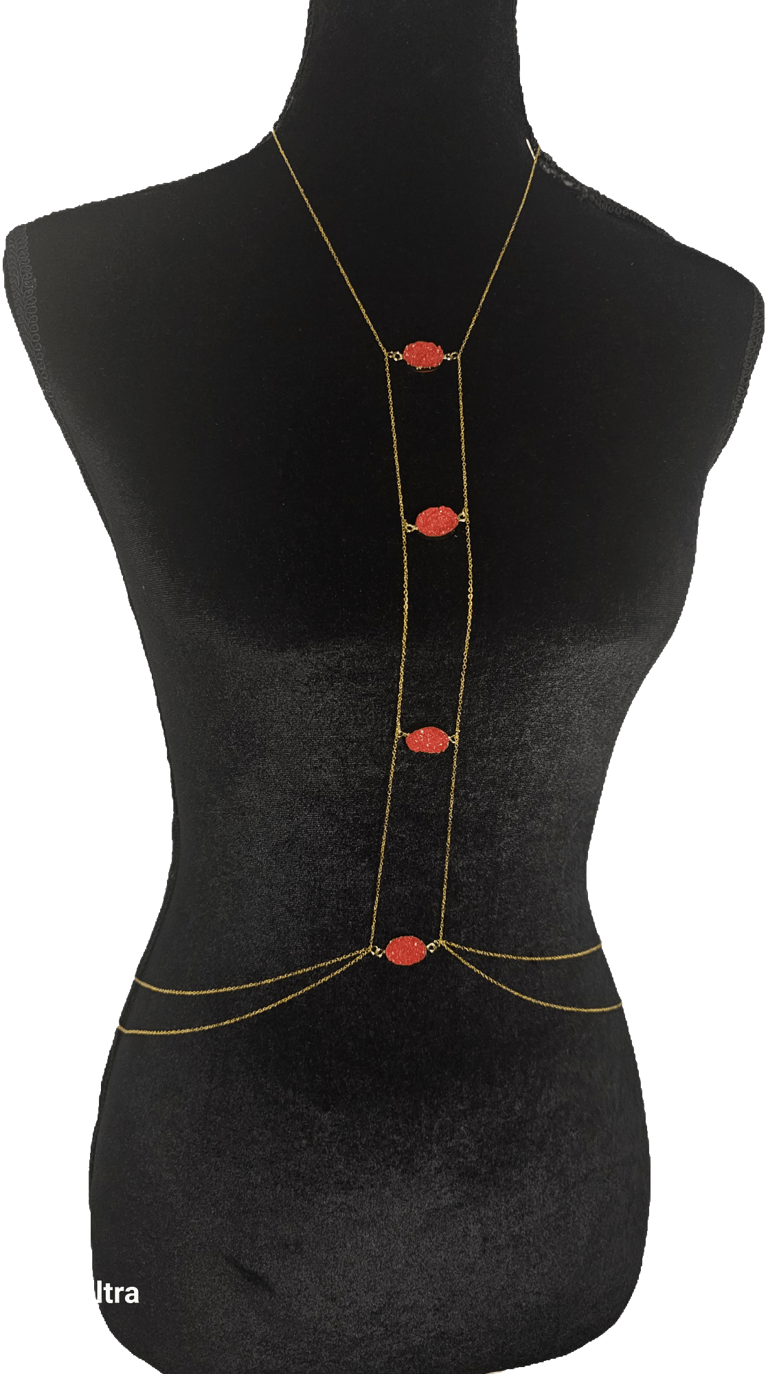 Red velvet Body Chain