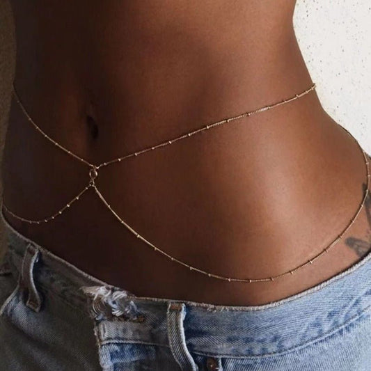 Sexy Casual Lady Street Shot Waist Body ChainWaist Chain