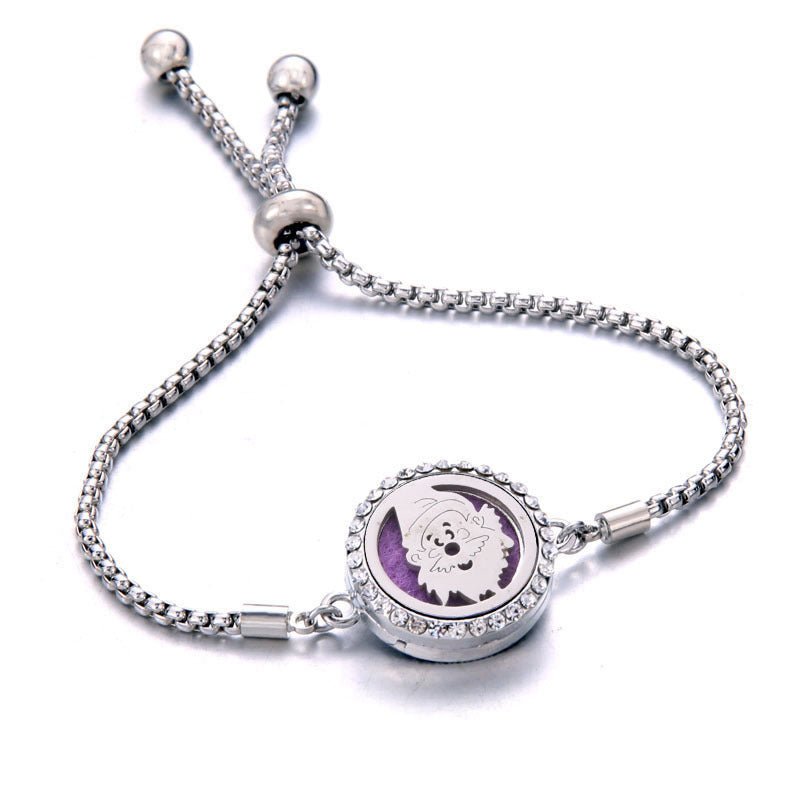 Titanium Steel Aromatherapy Essential Oil BraceletBracelet