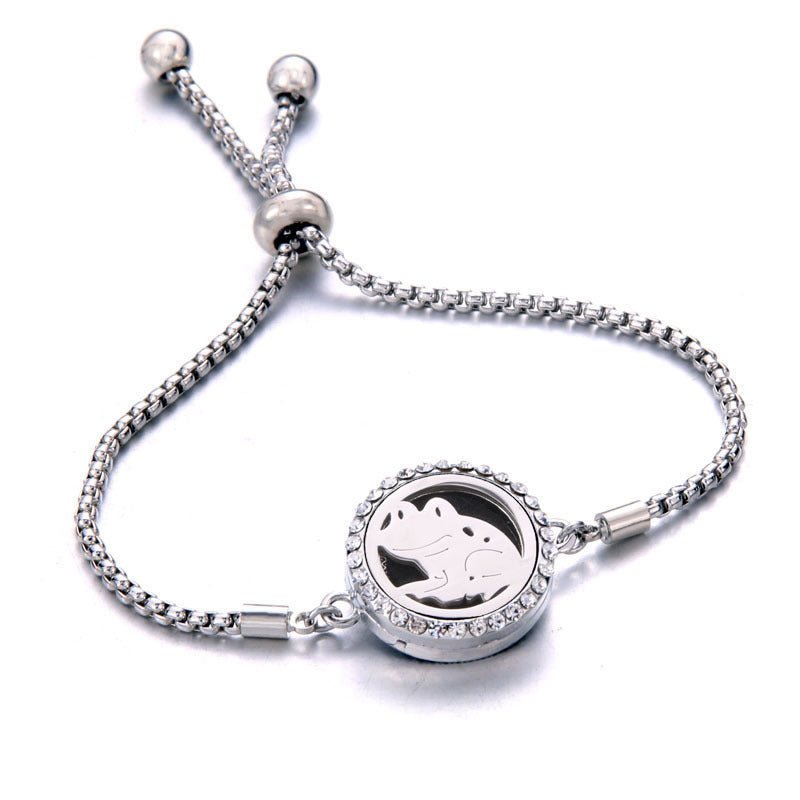 Titanium Steel Aromatherapy Essential Oil BraceletBracelet