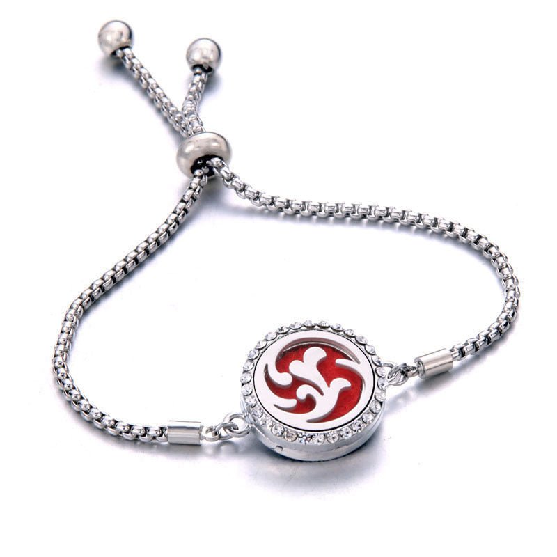 Titanium Steel Aromatherapy Essential Oil BraceletBracelet