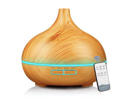 Ultrasonic Aroma Diffuser Humidifier Wood GrainWellness Product