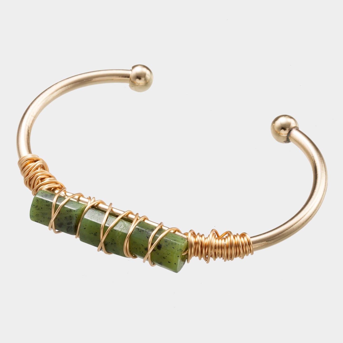 Winding Crystal Gold - plated Crystal BraceletBracelet