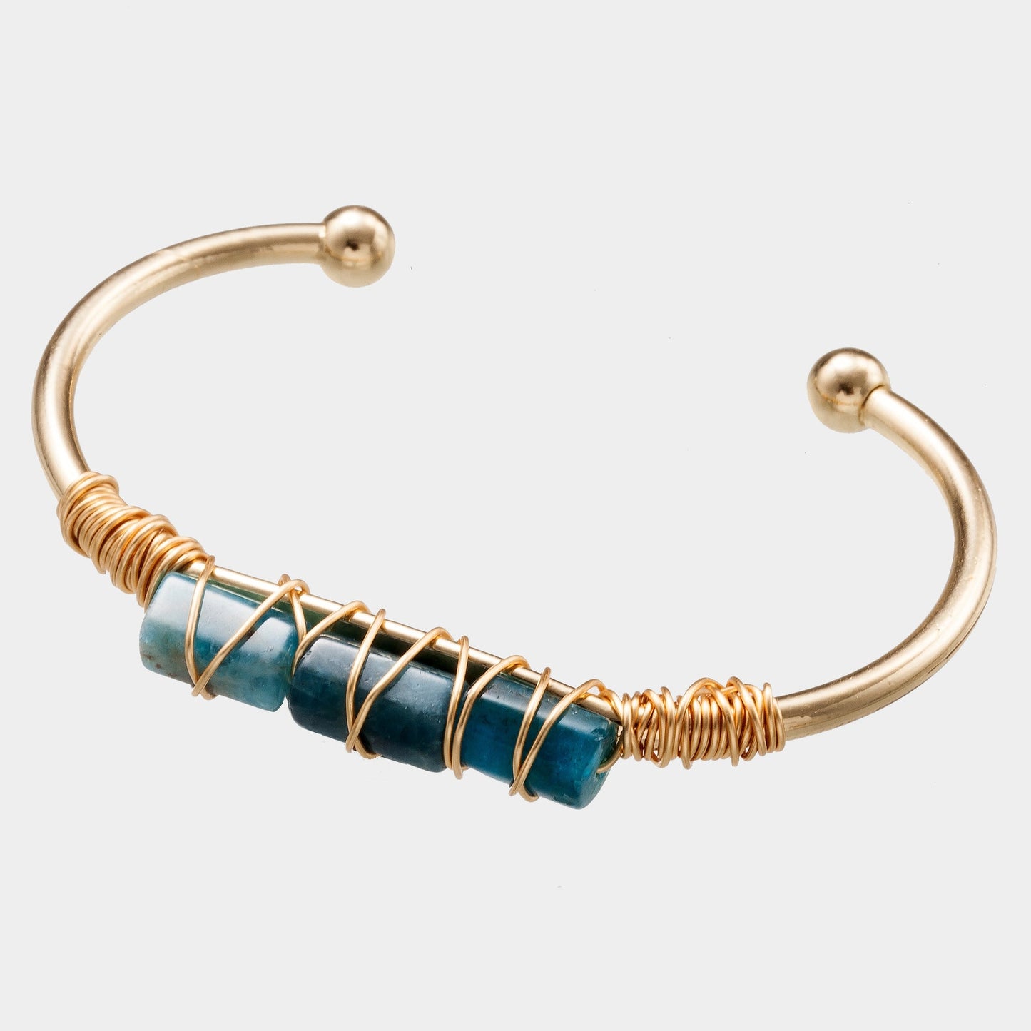 Winding Crystal Gold - plated Crystal BraceletBracelet