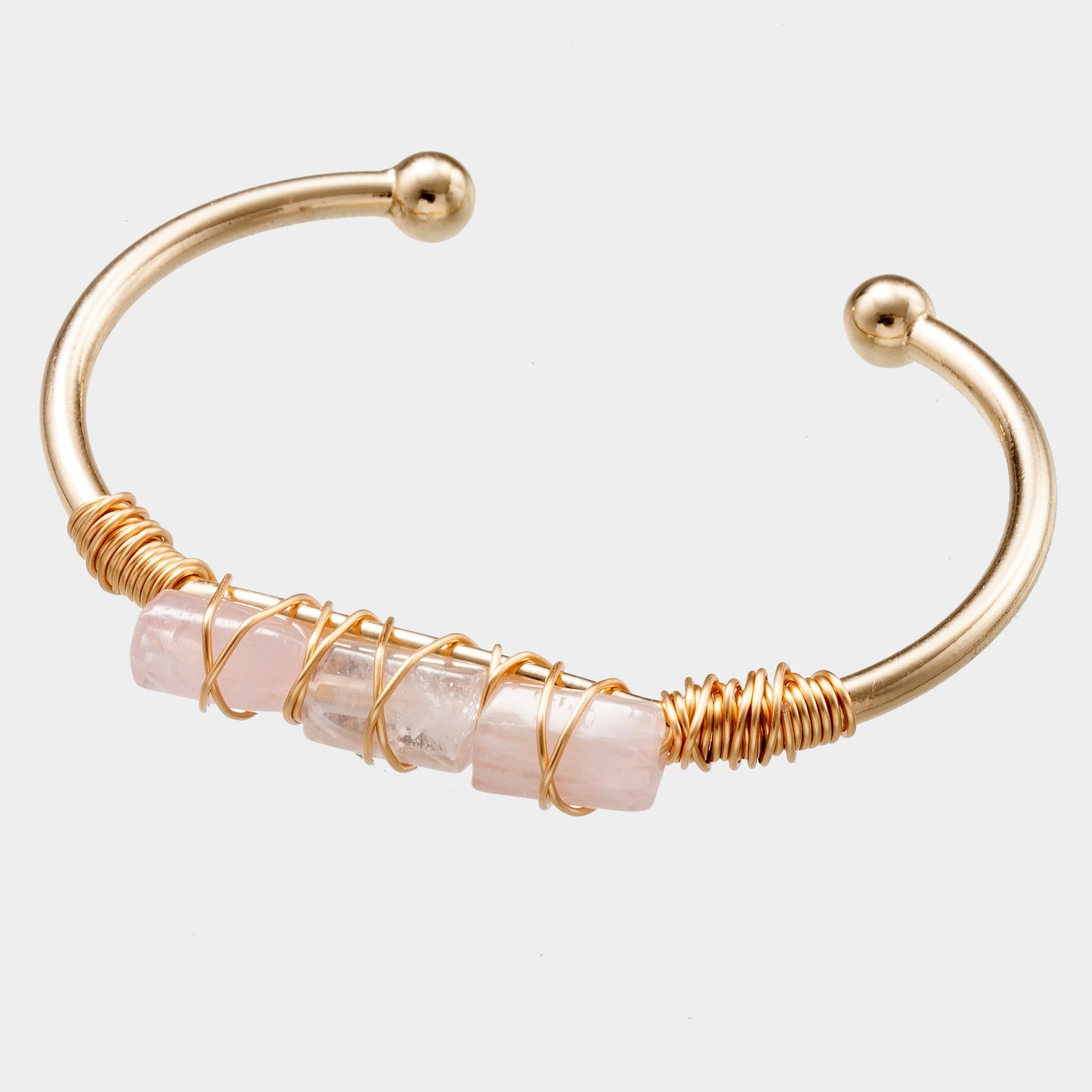 Winding Crystal Gold - plated Crystal BraceletBracelet