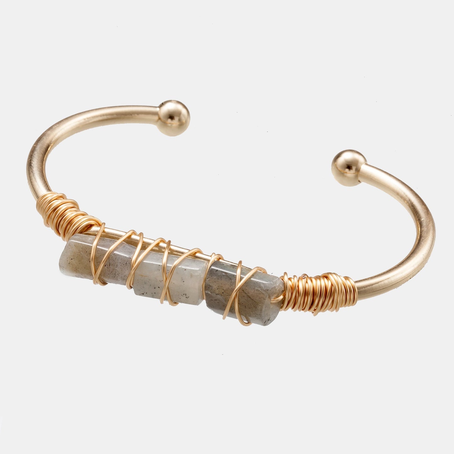 Winding Crystal Gold - plated Crystal BraceletBracelet