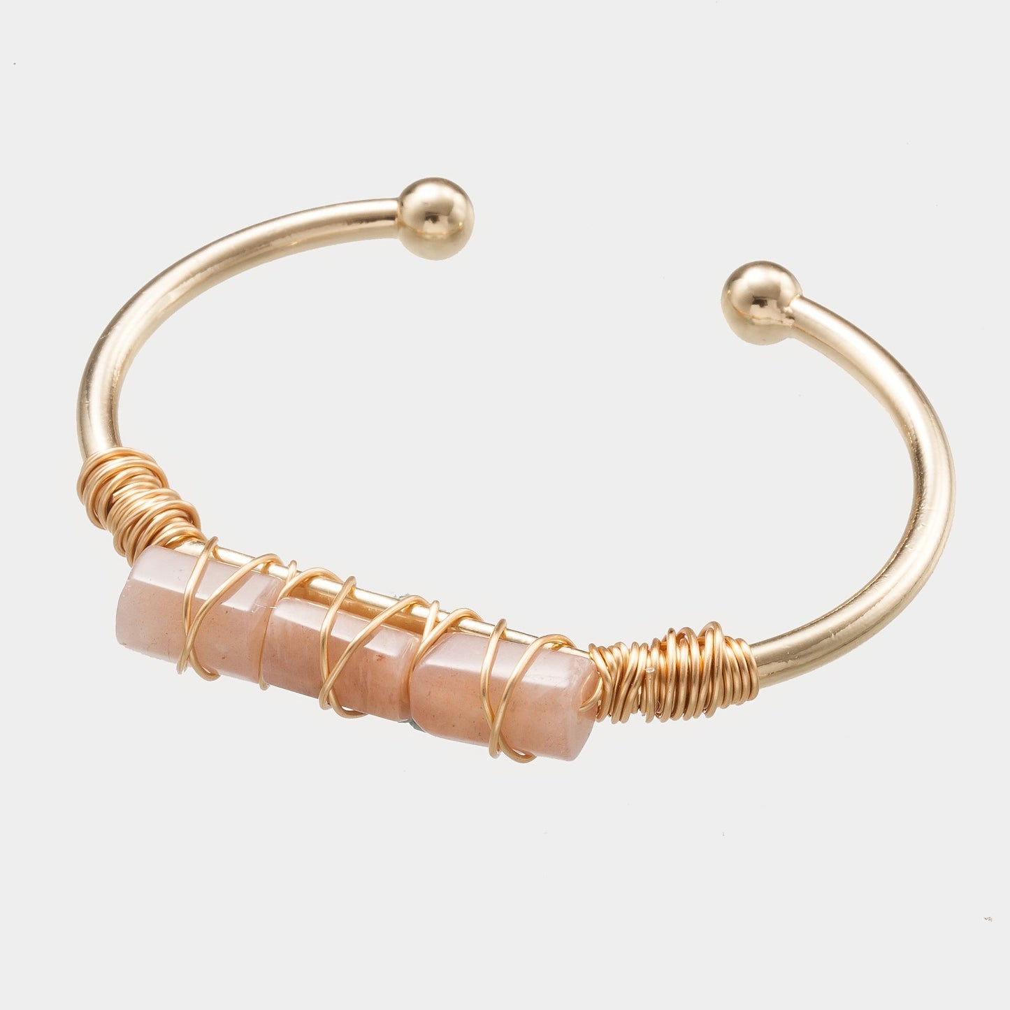 Winding Crystal Gold - plated Crystal BraceletBracelet