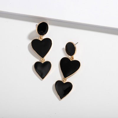 Women's Large Geometric Drip Women's Stud Earringsearing