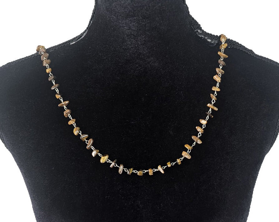 Tigers Eye Beaded Gemstone Waist Chain