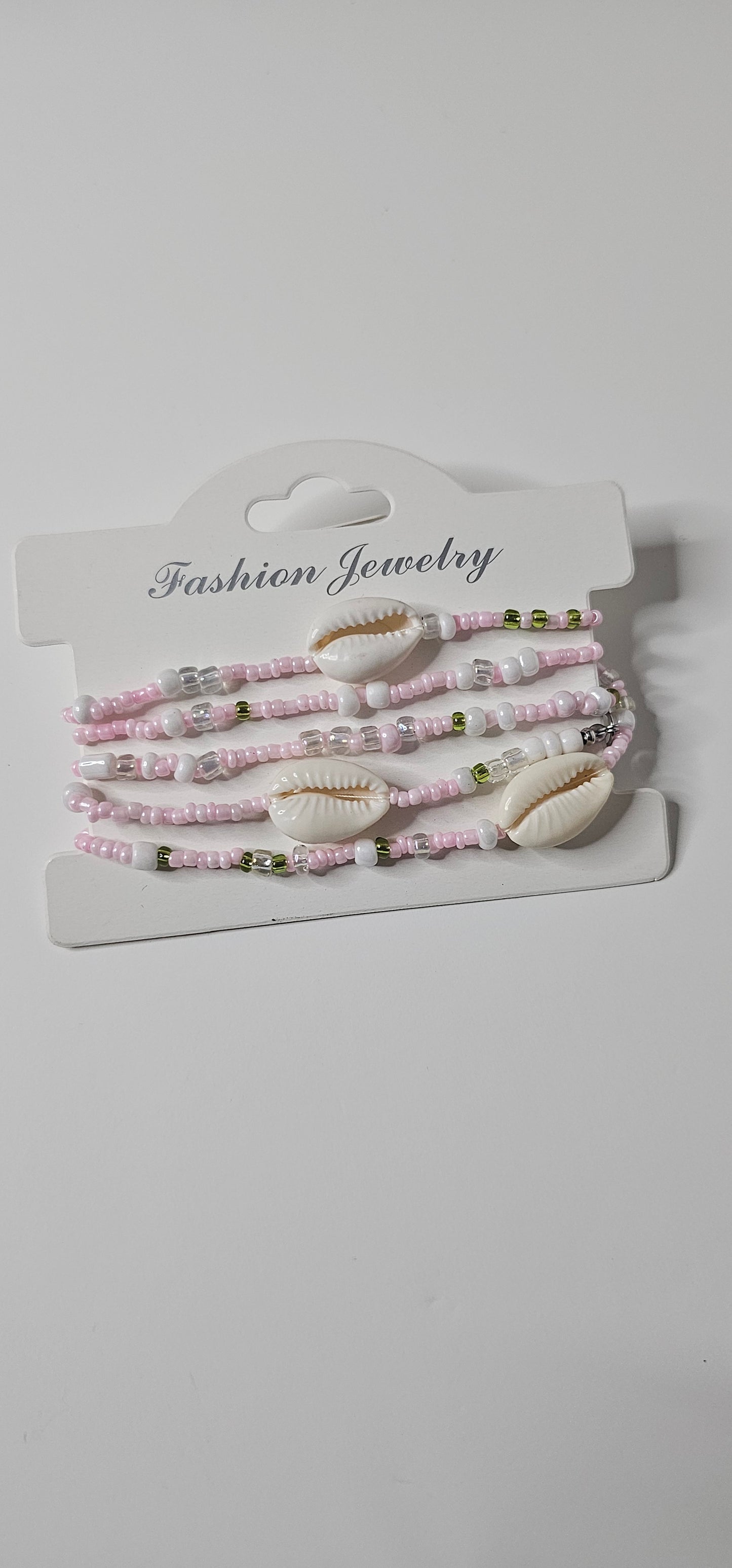 Pink Green Shell Waist Chain